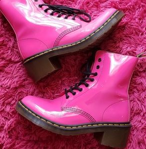 Patent Pink Dr Martens